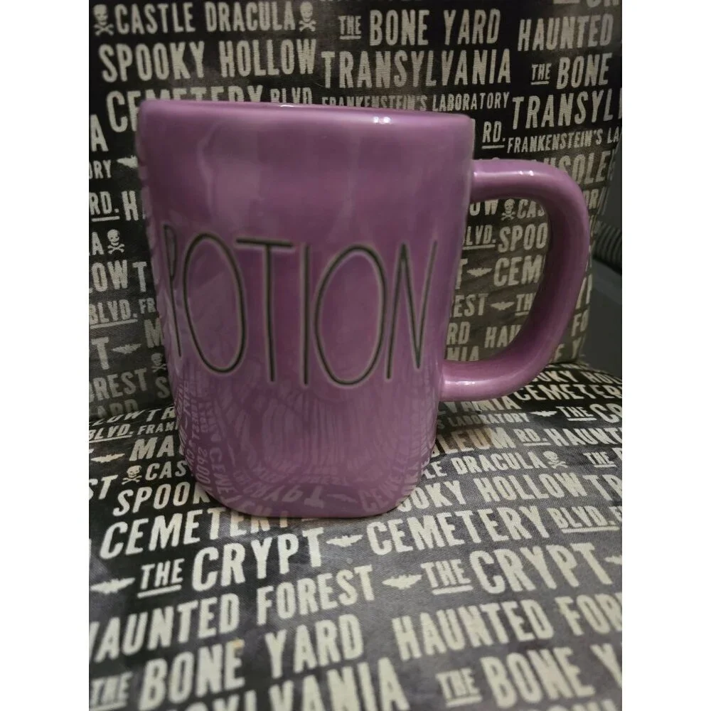 Rae Dunn Magenta Potion Halloween Coffee Mug Purple 2021